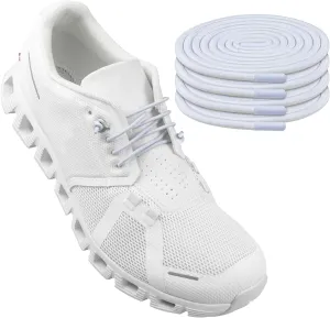 2 Pairs Elastic Shoelaces for ON Cloud 5 & 6 No Tie Replacements Shoes Laces Stretchy Bungee Running Training