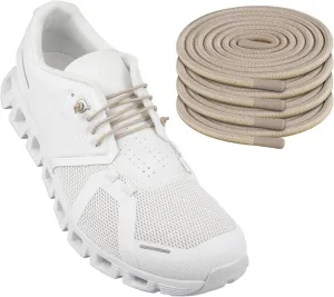 2 Pairs Elastic Shoelaces for ON Cloud 5 & 6 No Tie Replacements Shoes Laces Stretchy Bungee Running Training