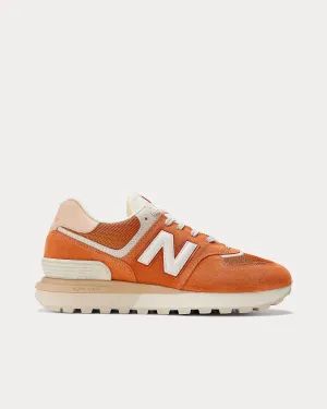 574 Brown / White Low Top Sneakers