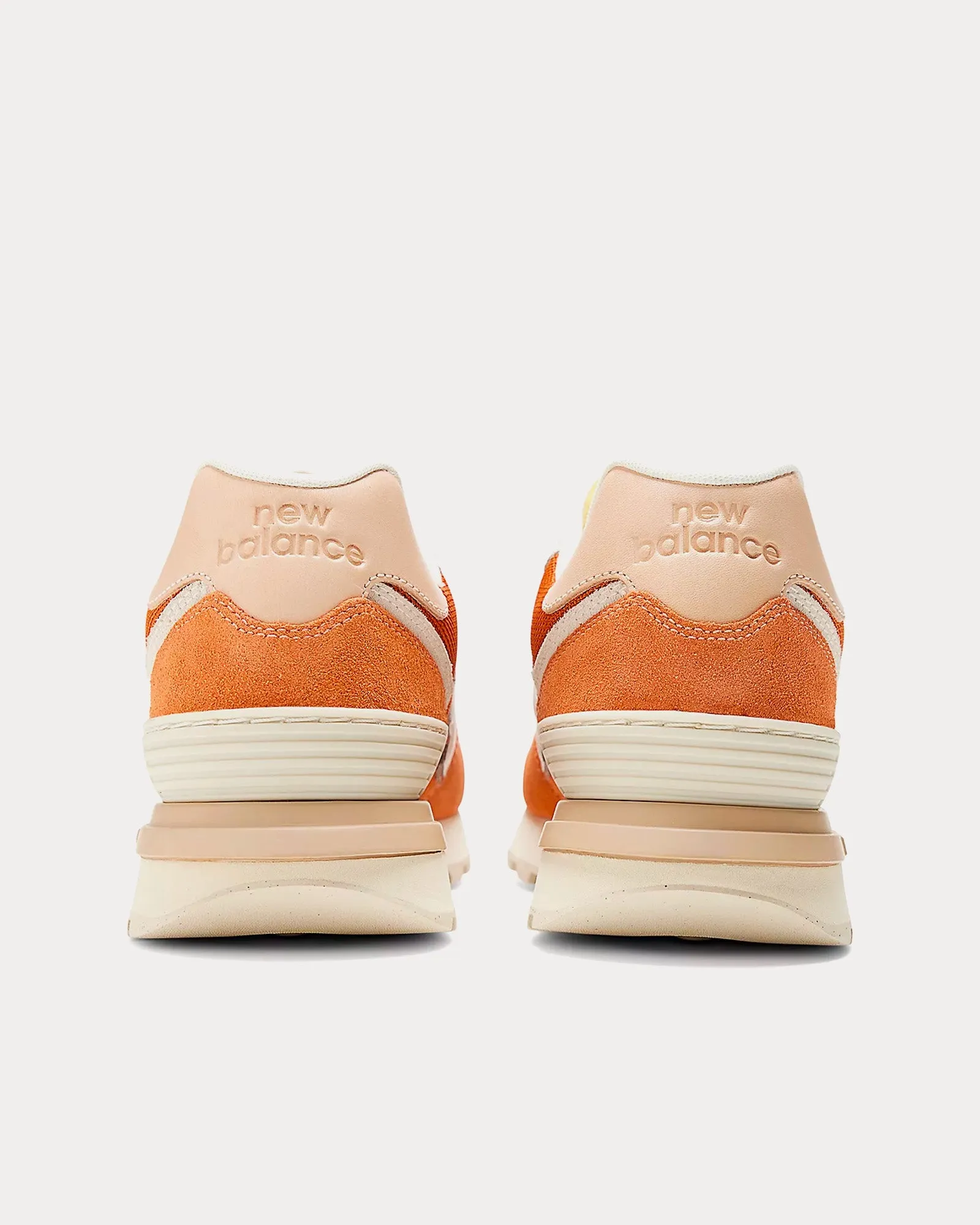 574 Brown / White Low Top Sneakers