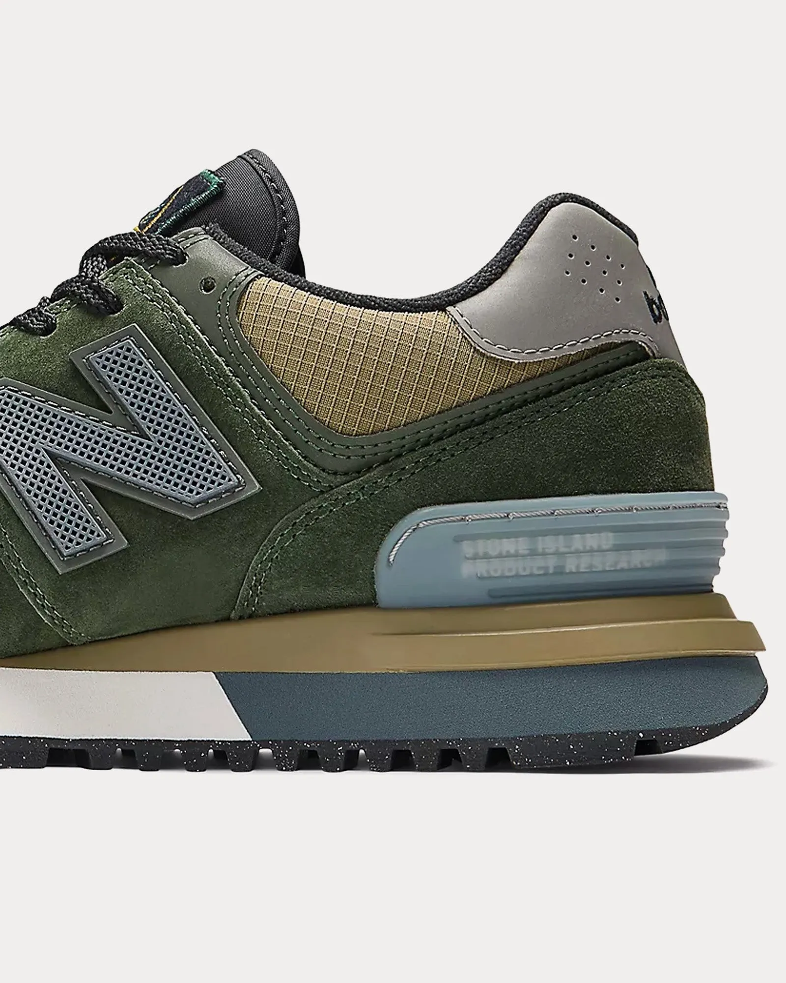 574 Legacy Dark Green / Brown Low Top Sneakers