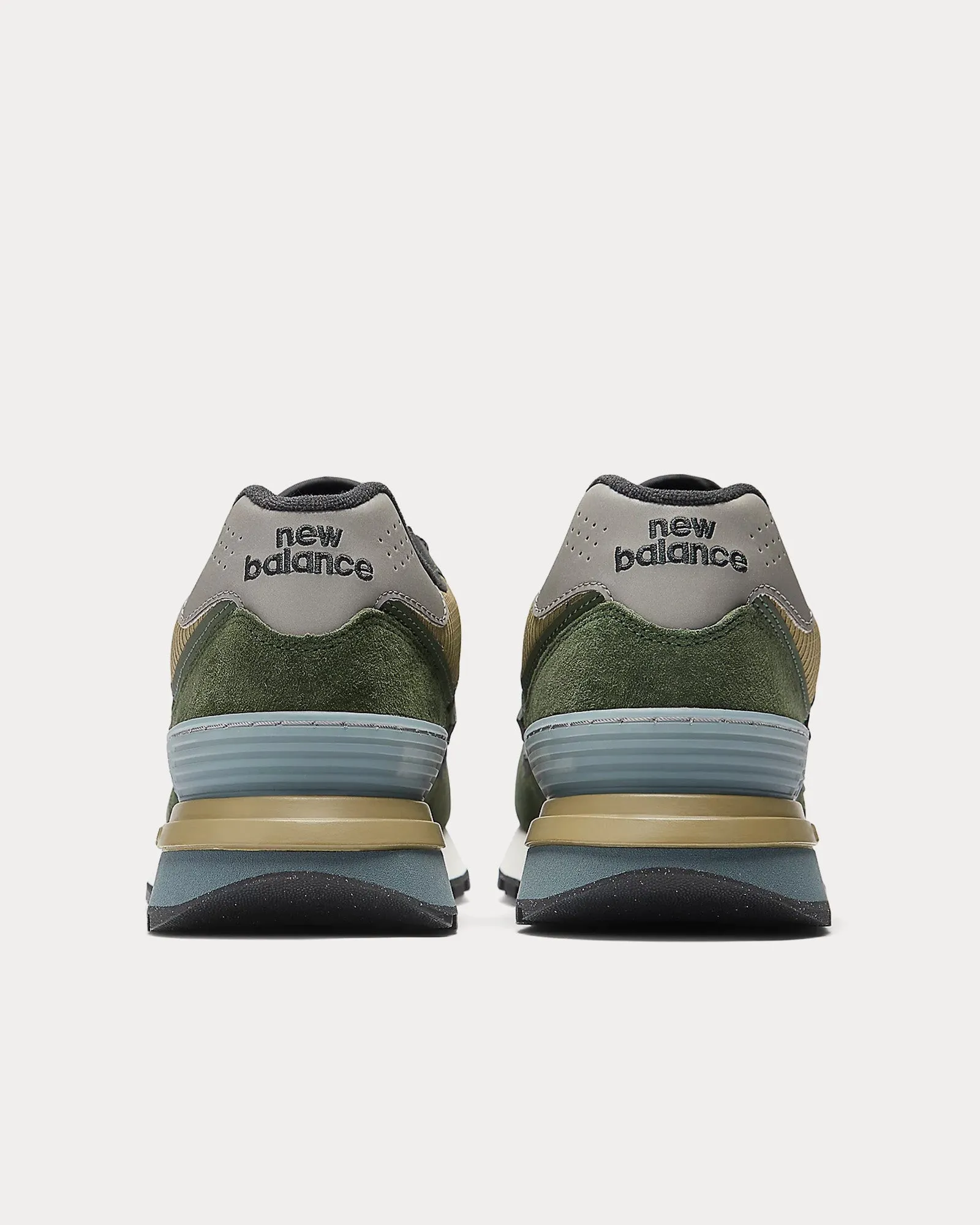 574 Legacy Dark Green / Brown Low Top Sneakers