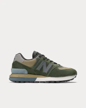 574 Legacy Dark Green / Brown Low Top Sneakers