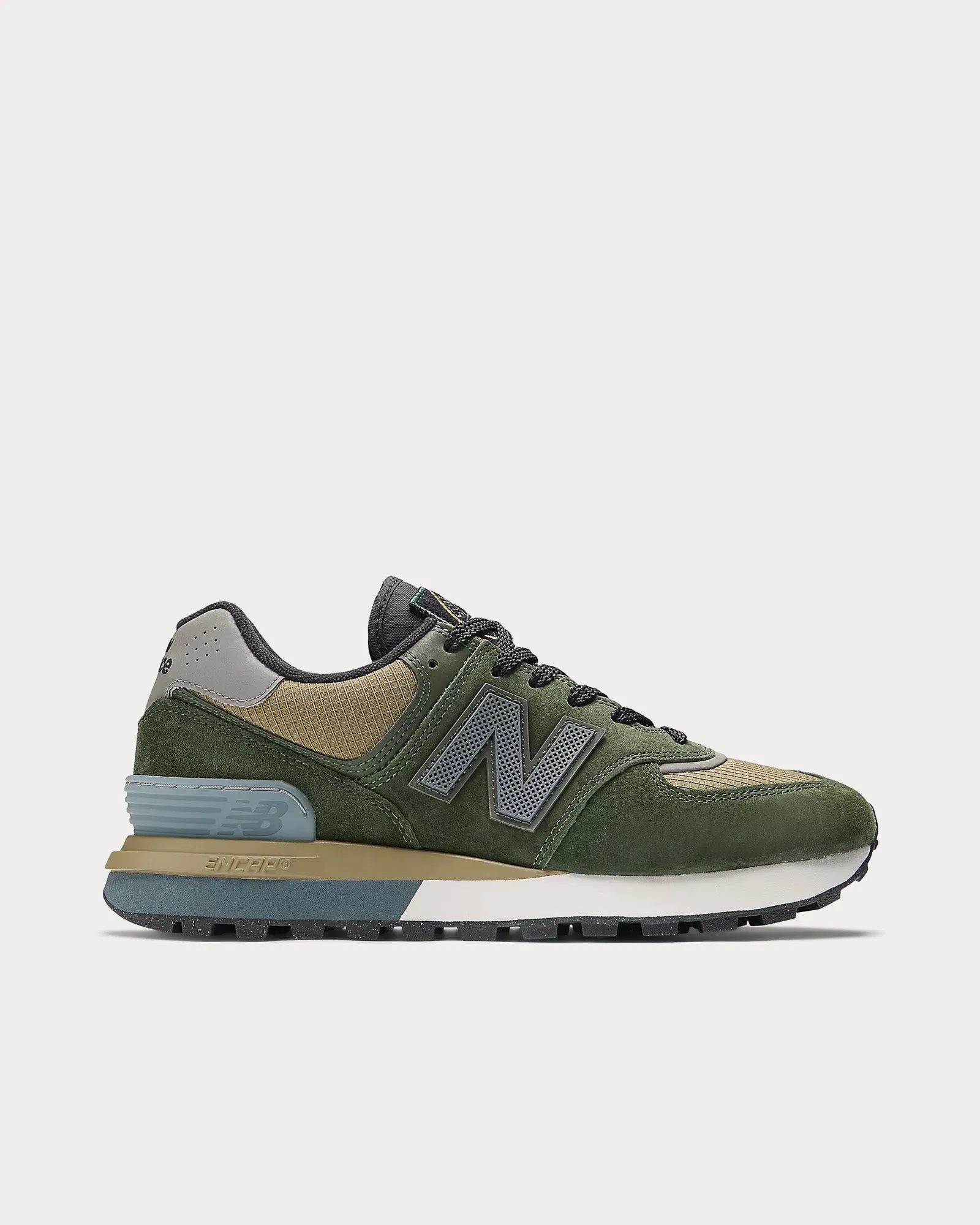 574 Legacy Dark Green / Brown Low Top Sneakers
