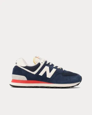 574 Navy / Sea Salt Low Top Sneakers
