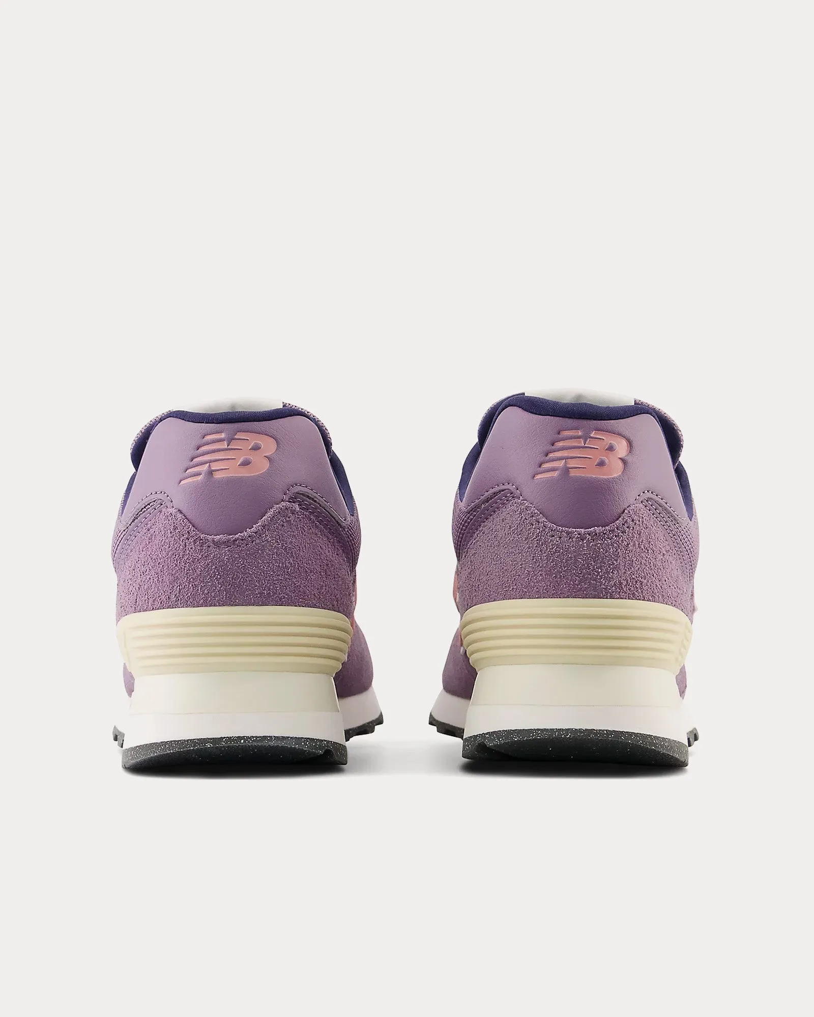 574 Shadow / Pink Moon / Team Navy Low Top Sneakers