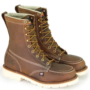 American Heritage-8” Trail Crazyhorse Safety Toe - Moc Toe