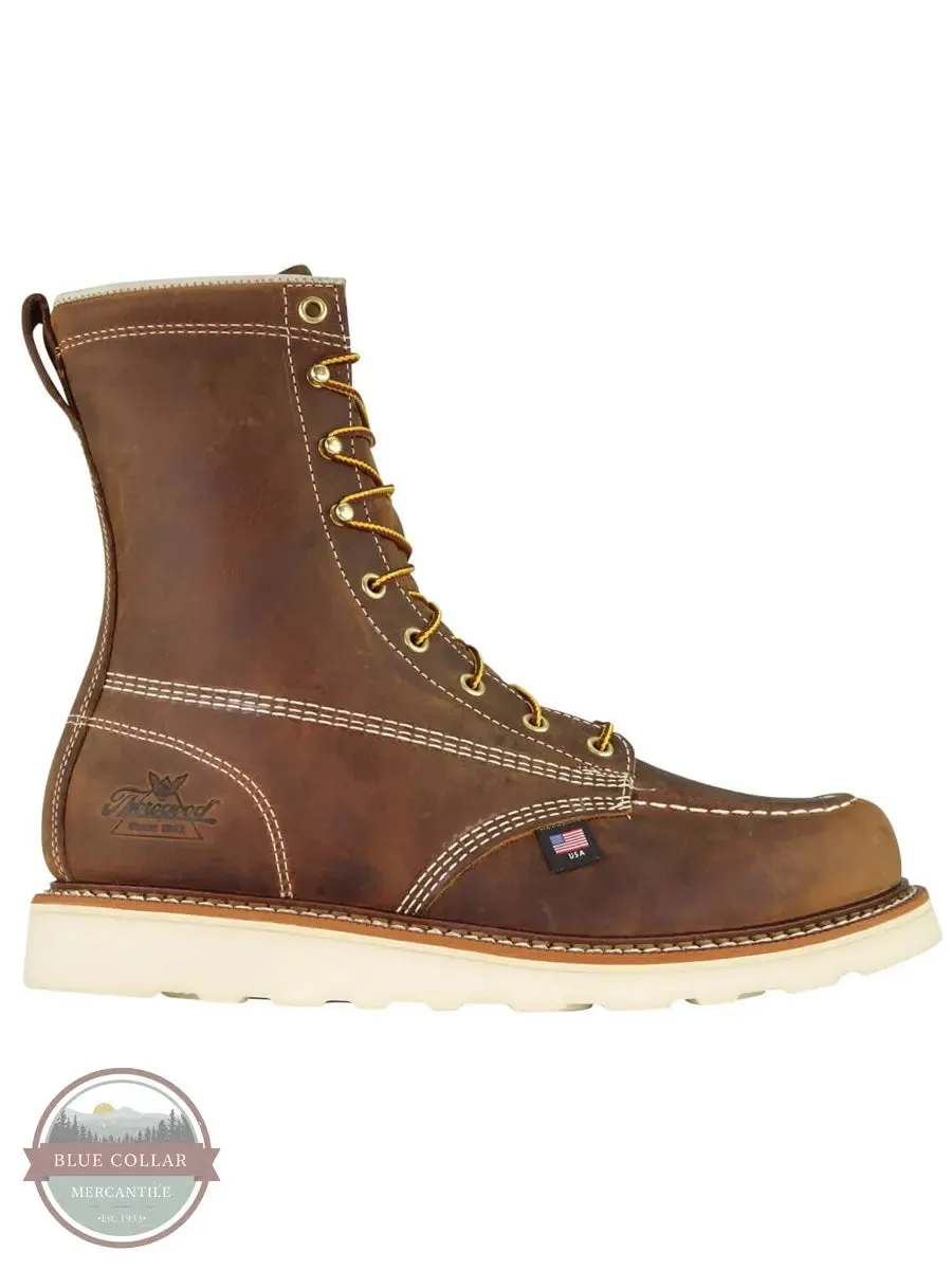 American Heritage 8" Trail Crazyhorse Moc Toe Maxwear Wedge Work Boot 814-4178