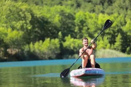 Aqua Marina - DUAL-TECH  2-in-1 Adjustable Aluminum  iSUP & Kayak Paddle (3-4 sections)
