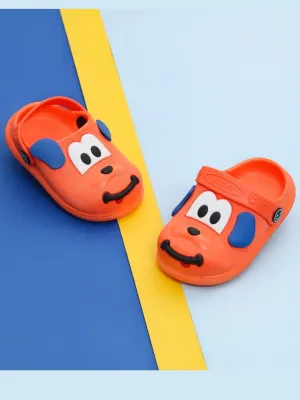 Bark 'n' Fun Puppy Pattern Boy Clogs