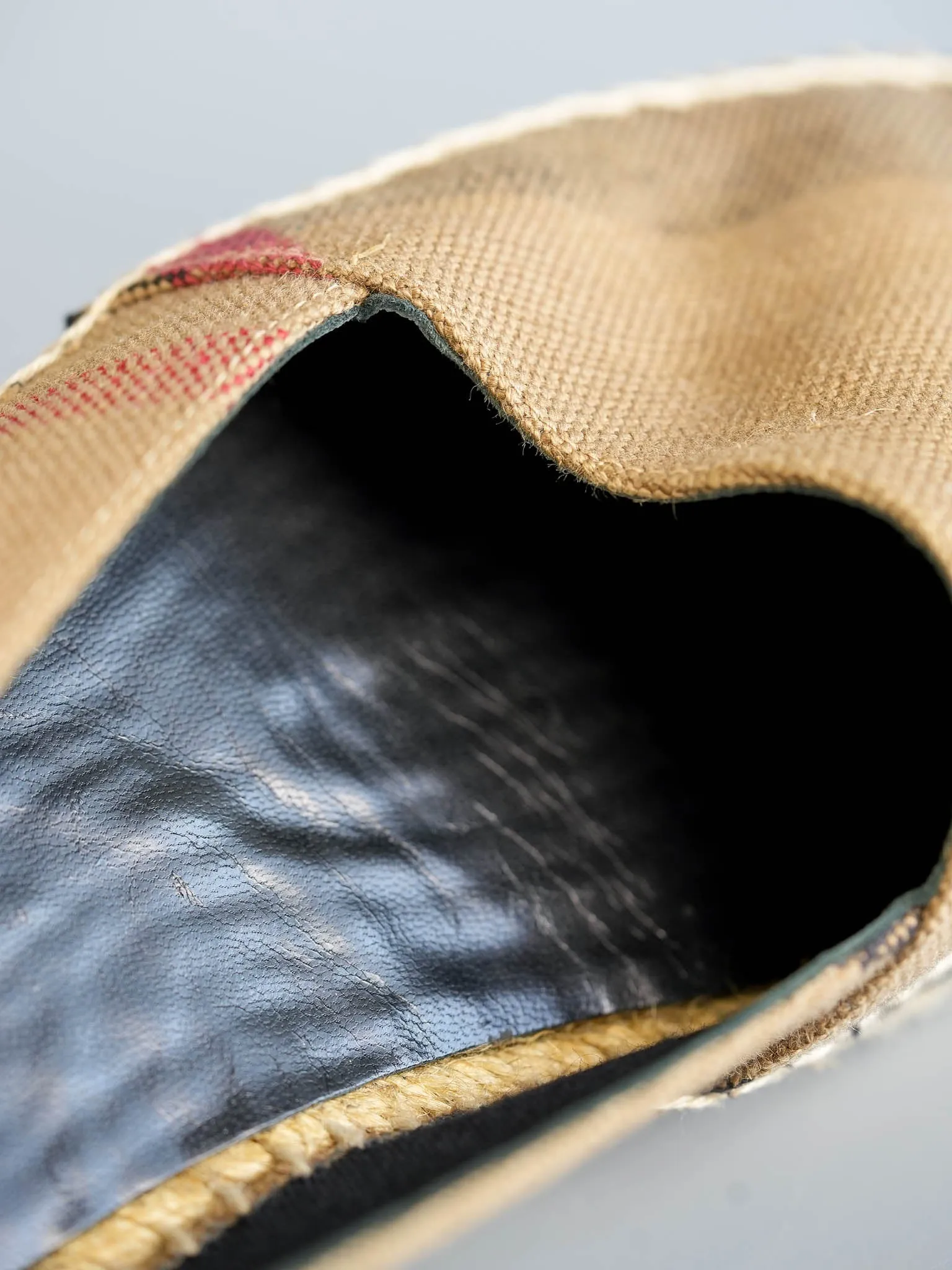 Brown House Check Canvas Hodgeson Espadrille Flats Size 40 (26cm)