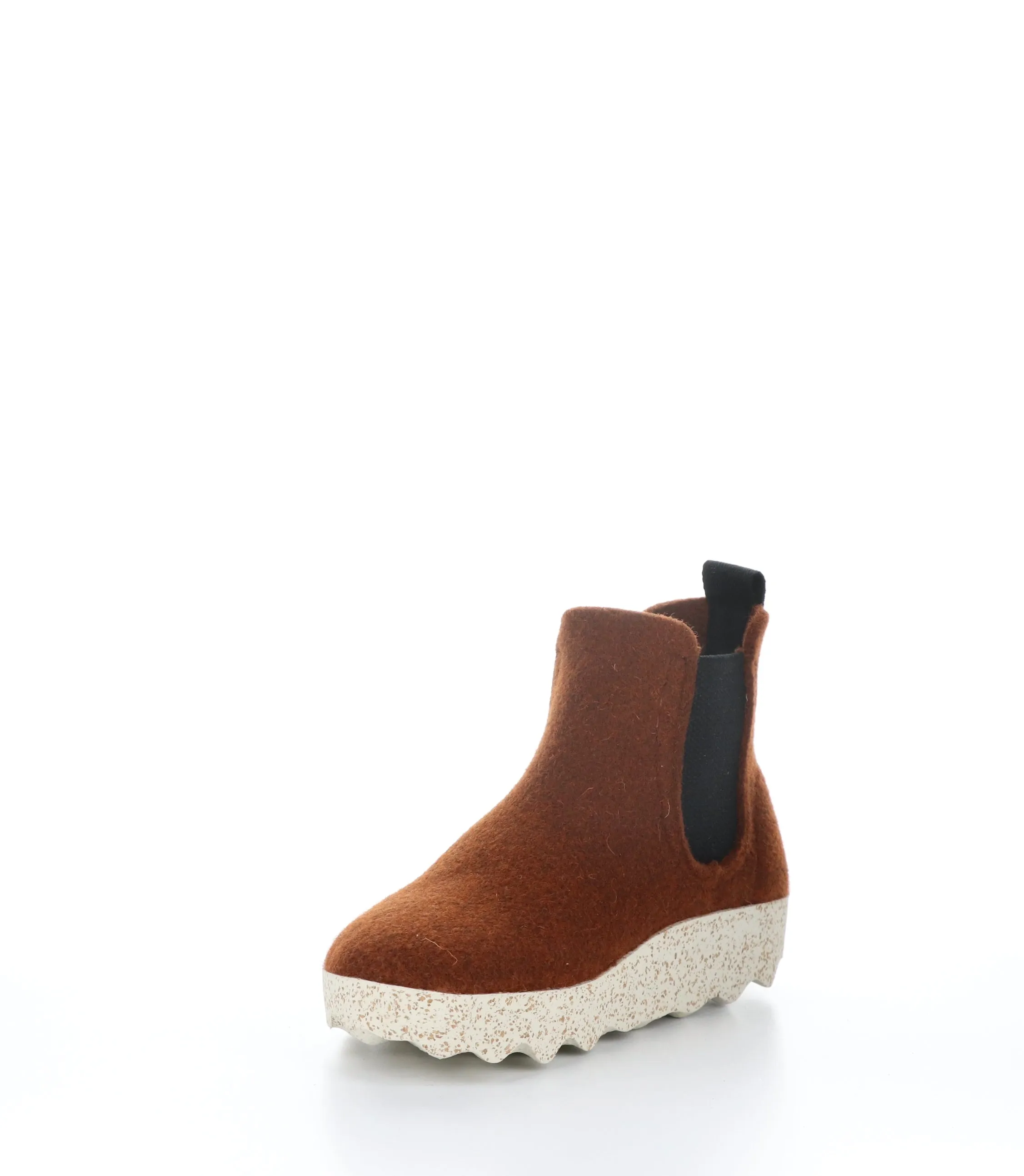 CAIA084ASP Brown Round Toe Boots|CAIA084ASP Bottes �� Bout Rond in Marron