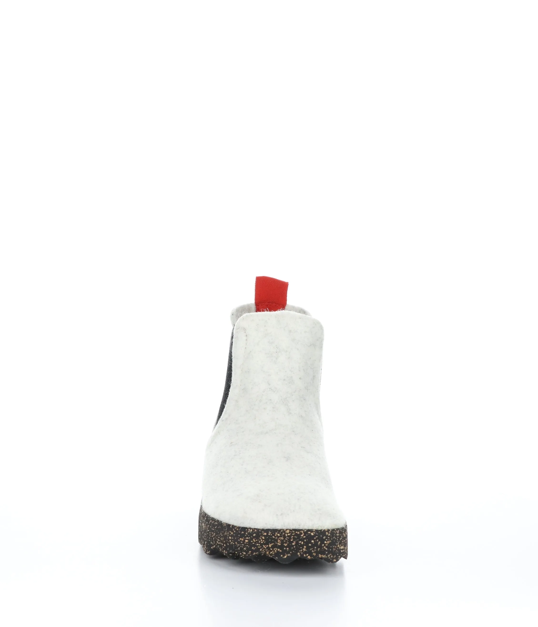 CAIA084ASP Off White Round Toe Boots|CAIA084ASP Bottes �� Bout Rond in Blanc