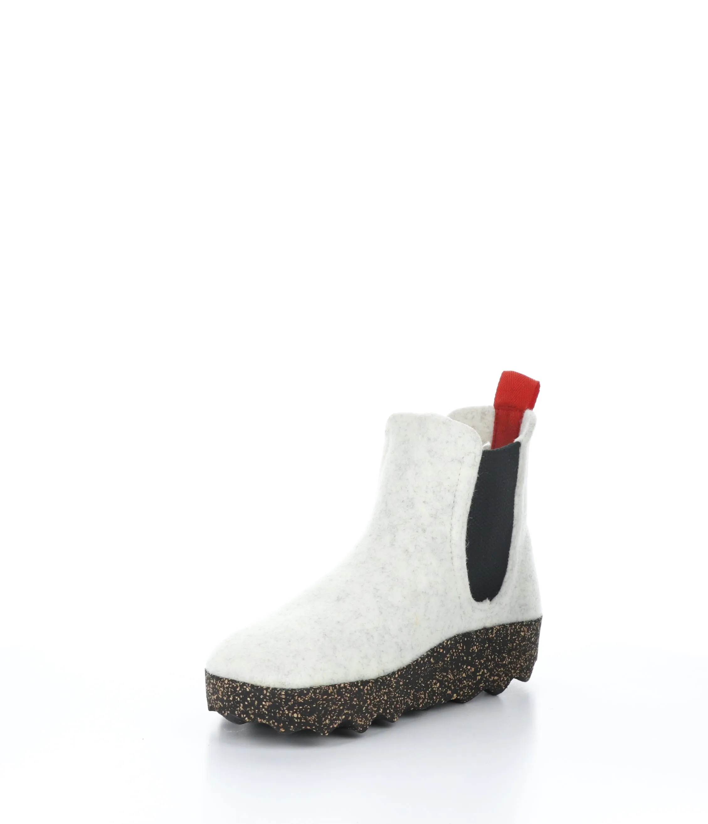 CAIA084ASP Off White Round Toe Boots|CAIA084ASP Bottes �� Bout Rond in Blanc