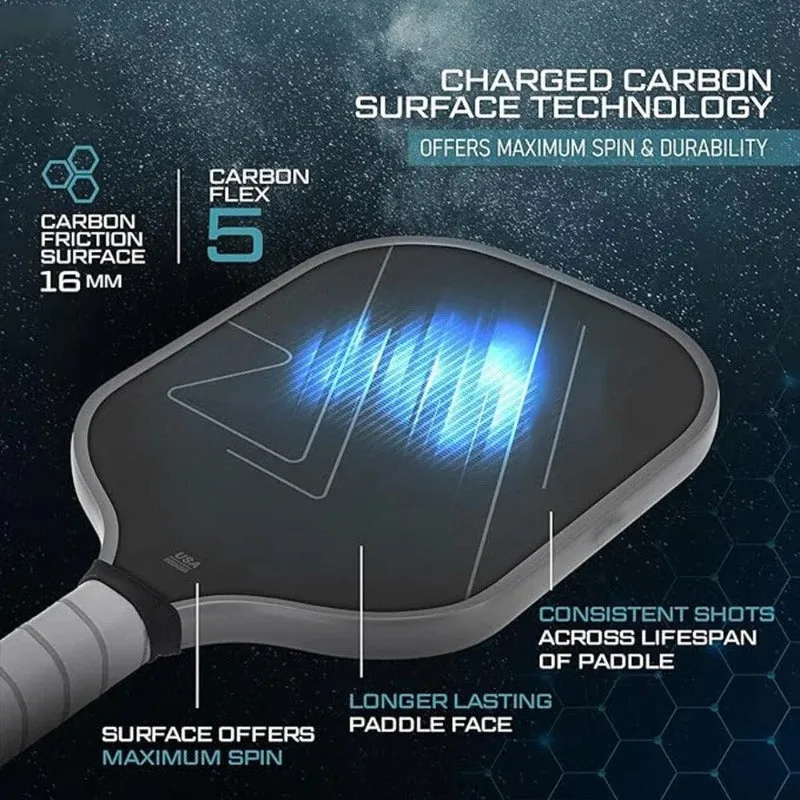 Carbon Fiber Pickleball Paddle Textured Frosting