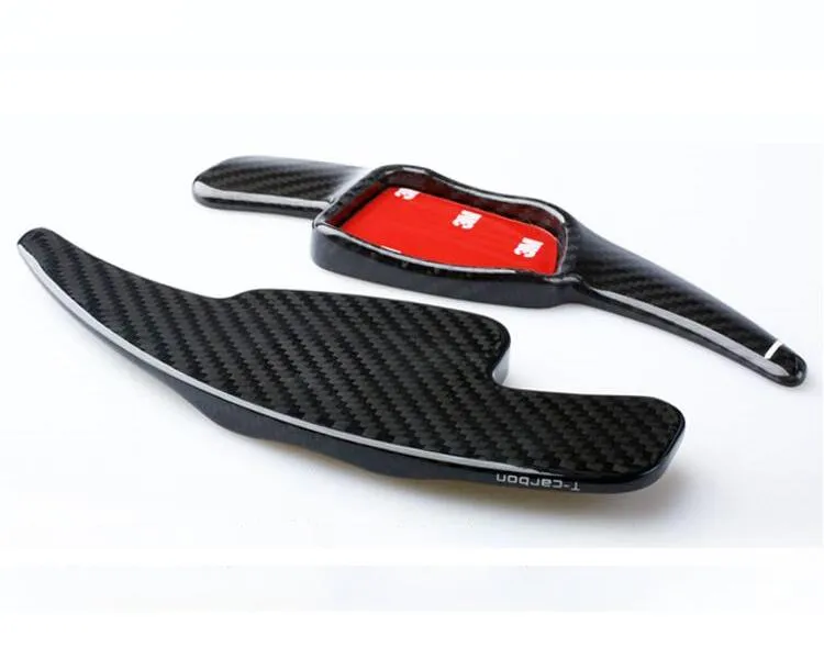 Carbon Fiber Steering Paddle Shifter Extension for Compatible with A3, A4L, A5, Q7, TT, TTS, S4, Q2, S3, and SQ (2016-2017)