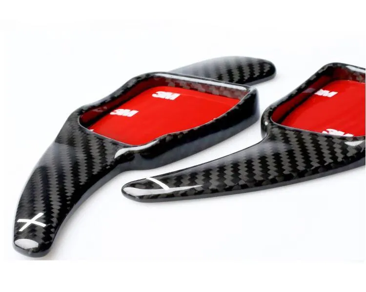Carbon Fiber Steering Paddle Shifter Extension for Compatible with A3, A4L, A5, Q7, TT, TTS, S4, Q2, S3, and SQ (2016-2017)