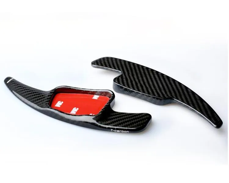 Carbon Fiber Steering Paddle Shifter Extension for Compatible with A3, A4L, A5, Q7, TT, TTS, S4, Q2, S3, and SQ (2016-2017)