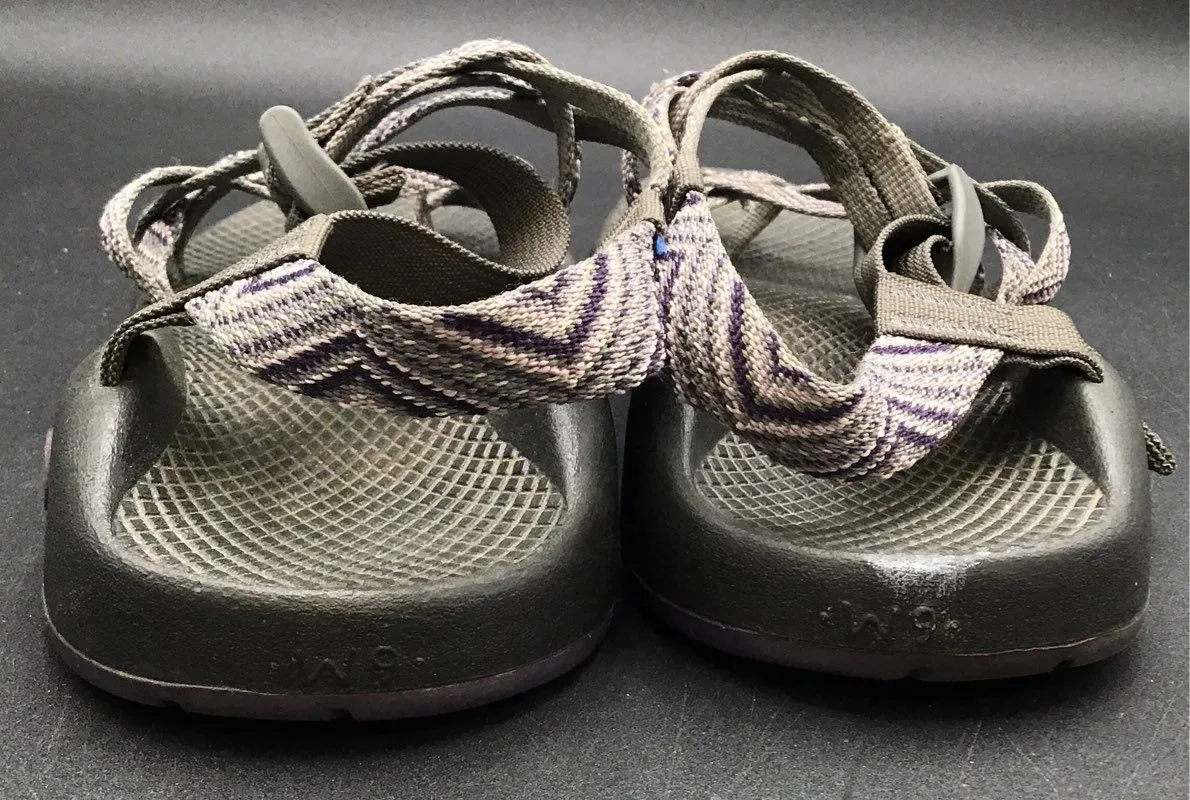 Chaco Women's Purple Beige Strappy Sandals - Size 9 Lot Of 2