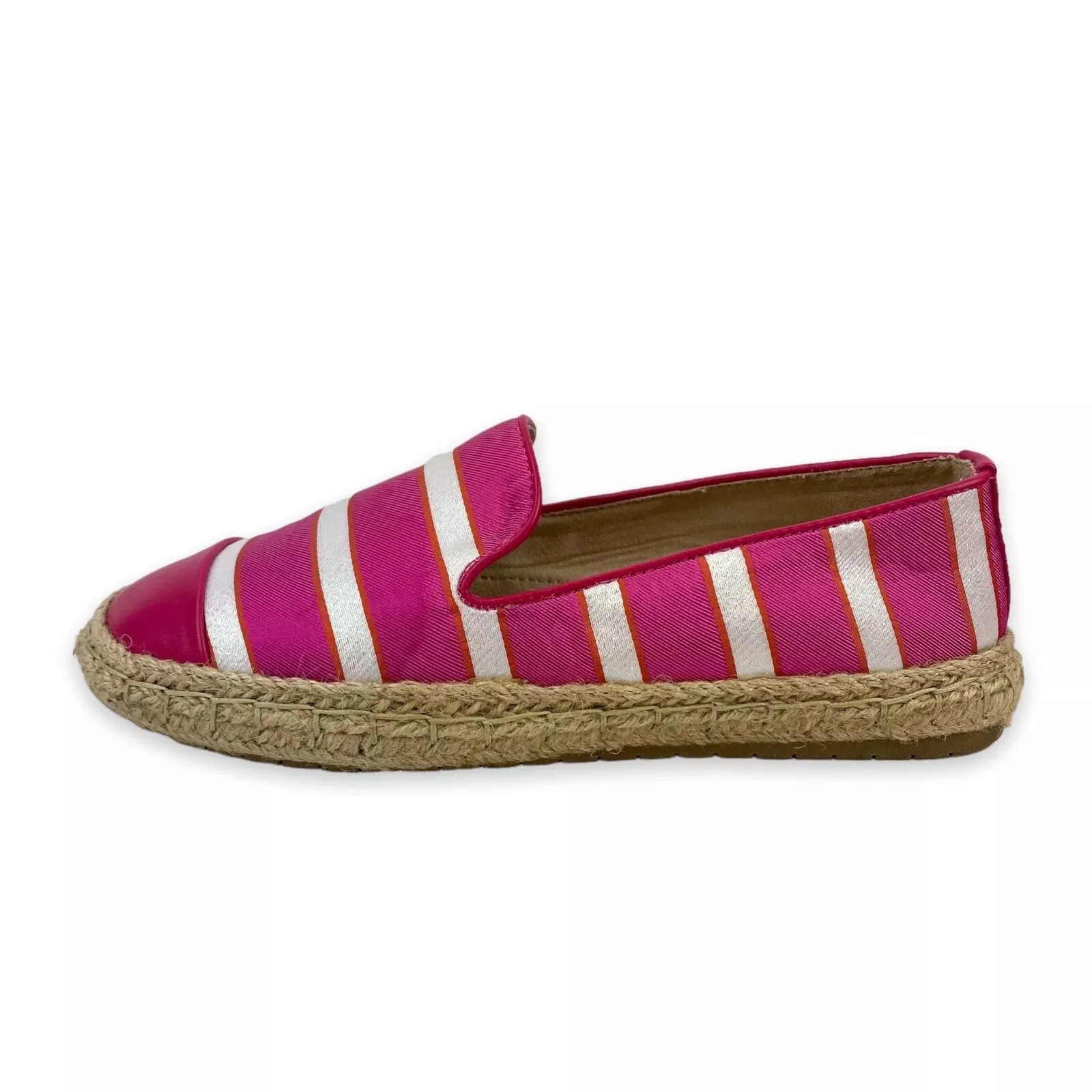 Charter Club Women's Jonii Espadrille Flats  Color Pink Stripe Size 8.5W