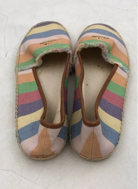 Coach Women's Joanie Q8158 Multicolor Espadrille Flats - Size 7.5B