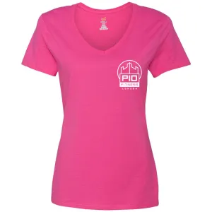 CrossFit Elephant and Castle - 200 - P10 Women's V-Neck T-Shirt