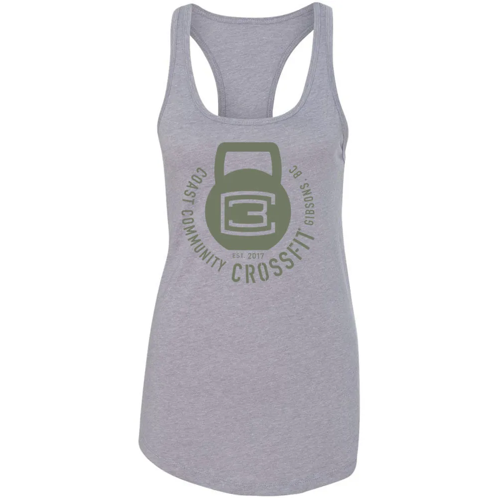 CrossFit Gibsons - 100 - Kettlebell (Green) - Women's Tank