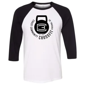 CrossFit Gibsons - 100 - Kettlebell - Men's Baseball T-Shirt
