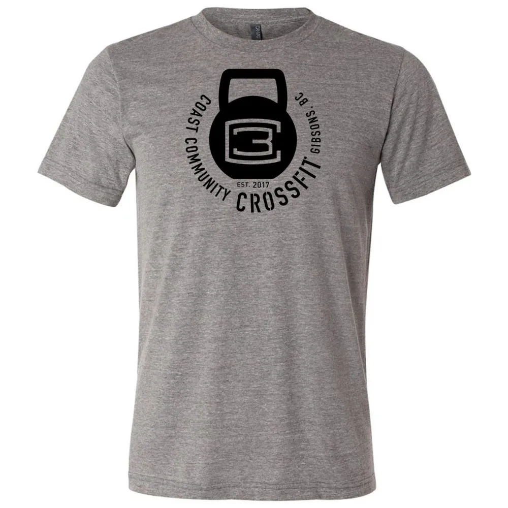 CrossFit Gibsons - 100 - Kettlebell - Men's T-Shirt