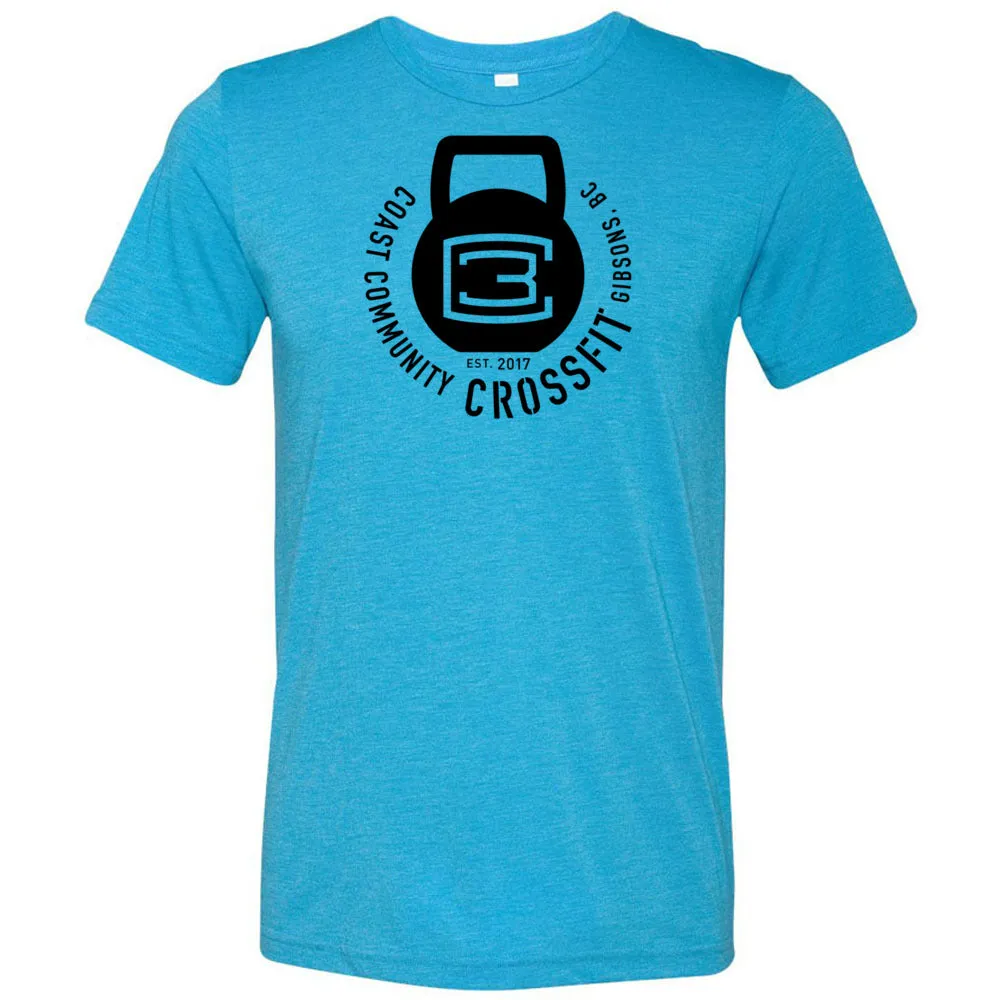 CrossFit Gibsons - 100 - Kettlebell - Men's T-Shirt