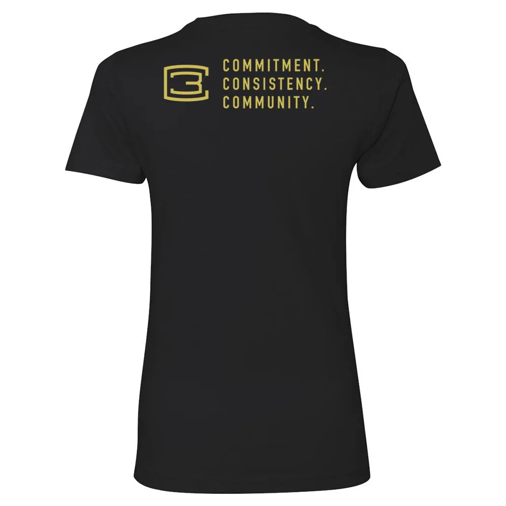 CrossFit Gibsons - 200 - New Logo (Gold) - Women's T-Shirt