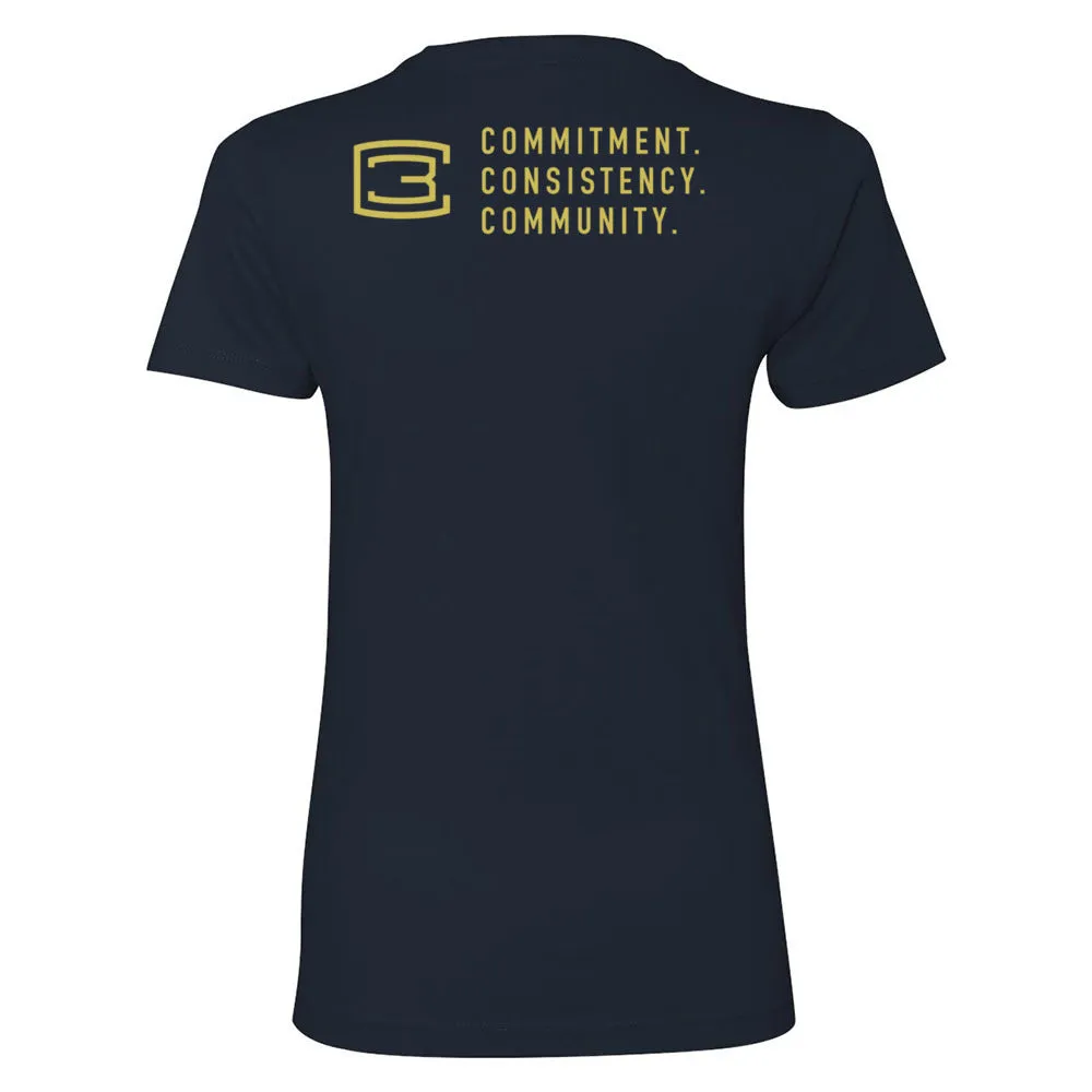 CrossFit Gibsons - 200 - New Logo (Gold) - Women's T-Shirt