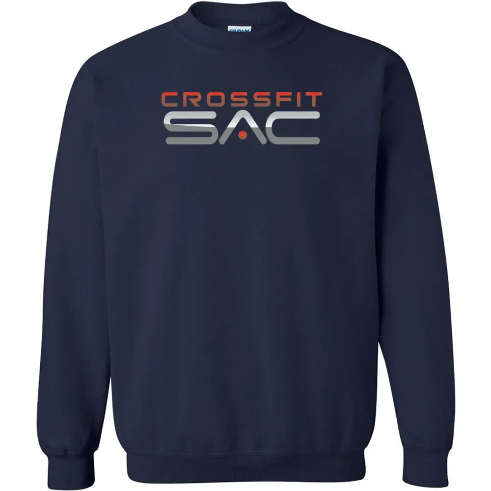 CrossFit SAC - 100 - Red & Silver - Crewneck Sweatshirt