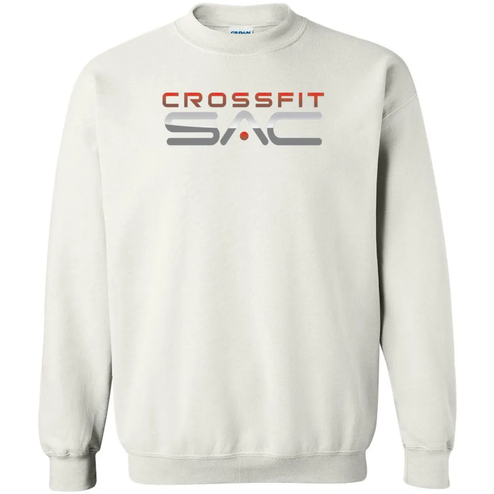 CrossFit SAC - 100 - Red & Silver - Crewneck Sweatshirt