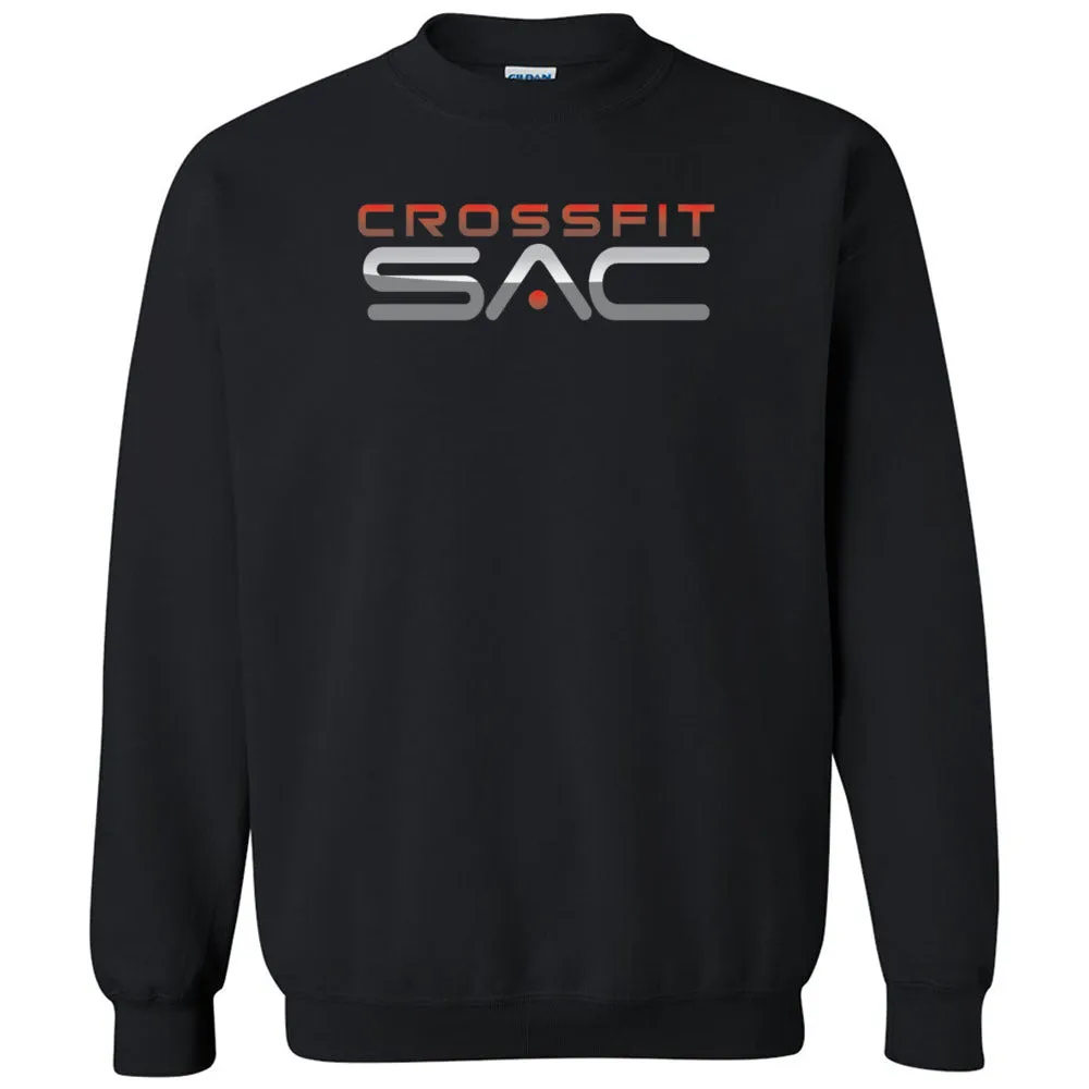 CrossFit SAC - 100 - Red & Silver - Crewneck Sweatshirt