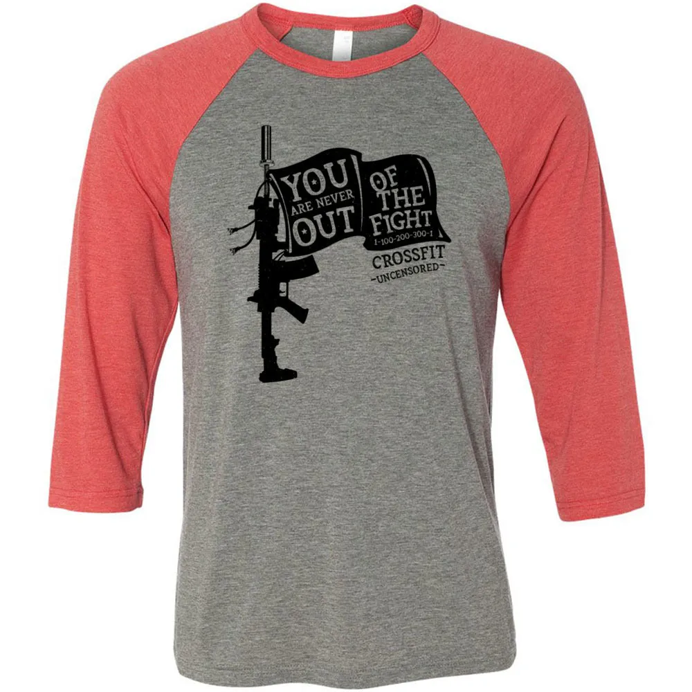 CrossFit Uncensored - 100 - You Are Never Out of the Fight 2 - Men's Baseball T-Shirt