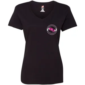 CrossFit Uncensored - 200 - CFU Babes Women's V-Neck T-Shirt