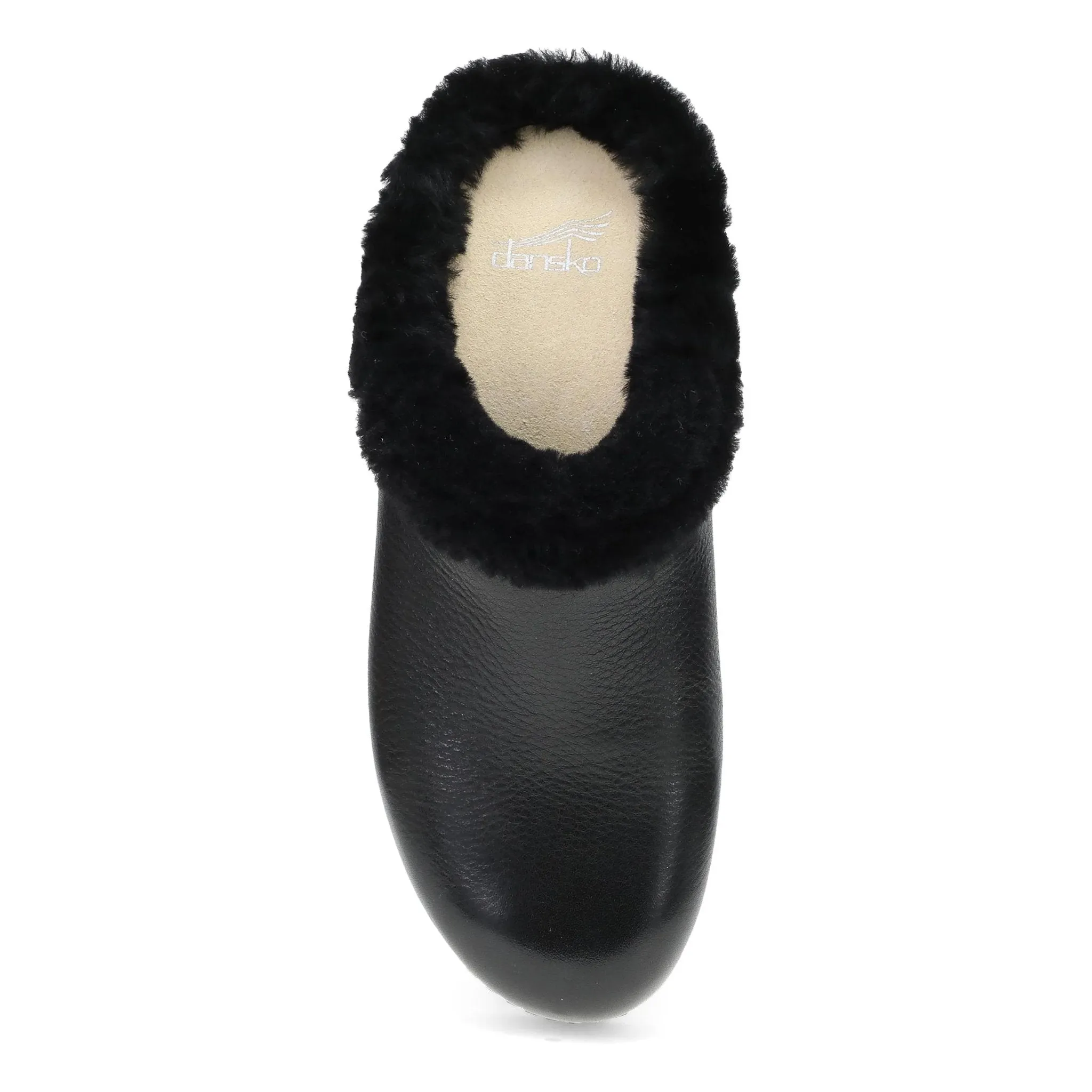 Dansko Women's Magda Clog - Black Waxy Milled Mule