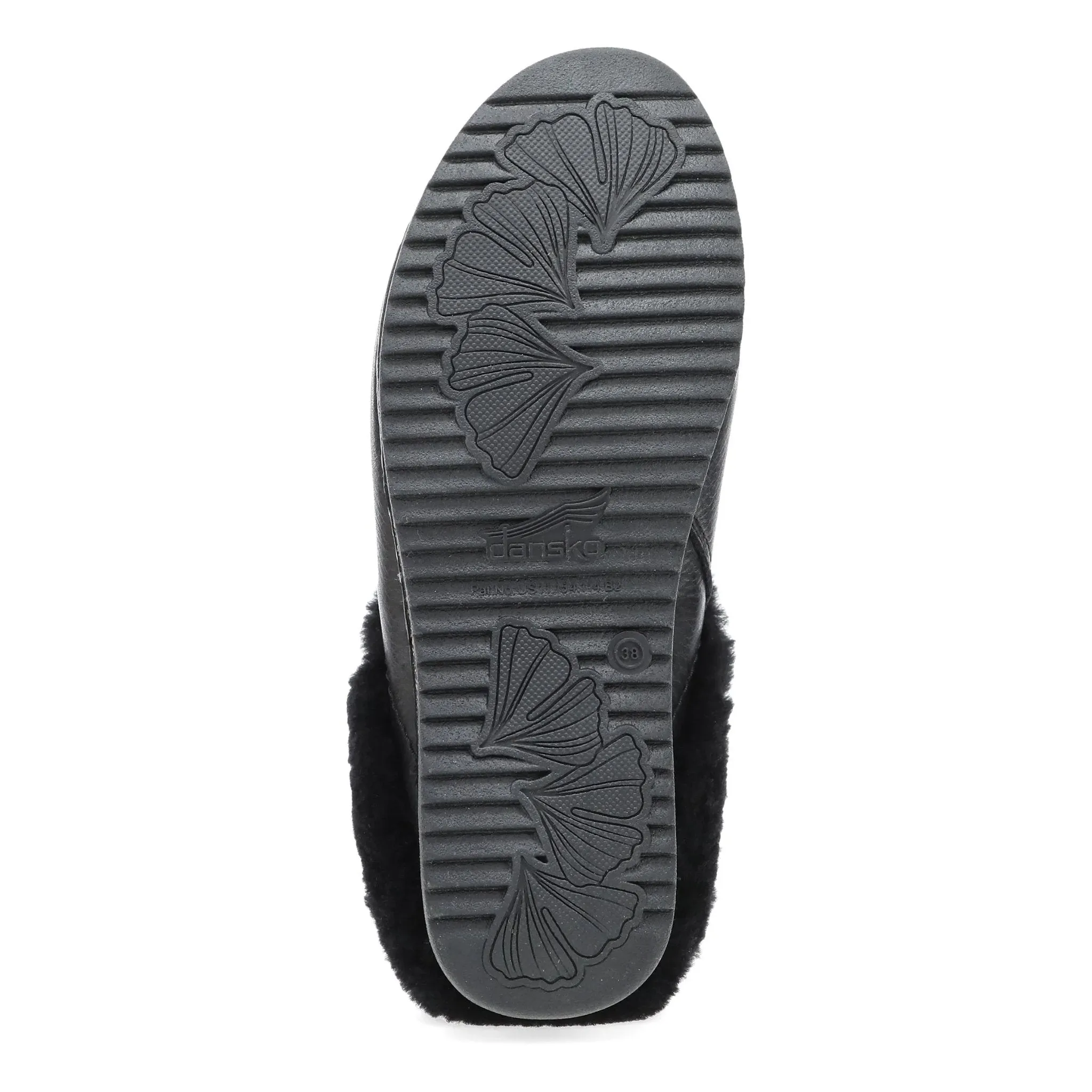 Dansko Women's Magda Clog - Black Waxy Milled Mule