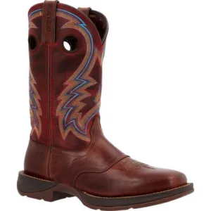 DURANGO MENS REBEL BURNISHED PECAN FIRE BRICK WESTERN BOOT STYLE DDB0391