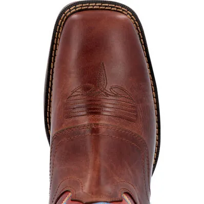 DURANGO MENS REBEL BURNISHED PECAN FIRE BRICK WESTERN BOOT STYLE DDB0391