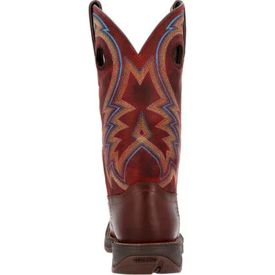 DURANGO MENS REBEL BURNISHED PECAN FIRE BRICK WESTERN BOOT STYLE DDB0391