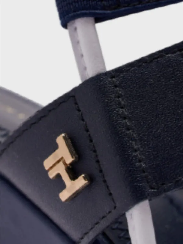 Feminine Elastic Wedge Sandal