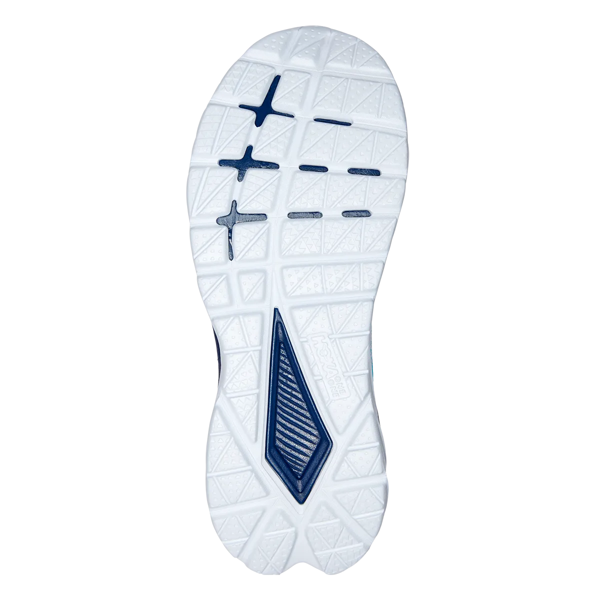 Hoka Mach 5 - White - Scuba Blue