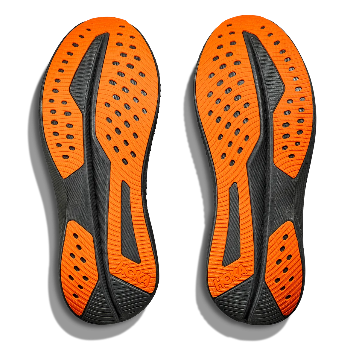 Hoka Mach 6 - Black - Electric Tangerine