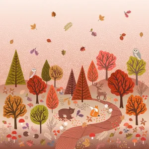 Lewis And Irene Nature Trail 58 x 58 Inch Quilt Fabric Panel P5