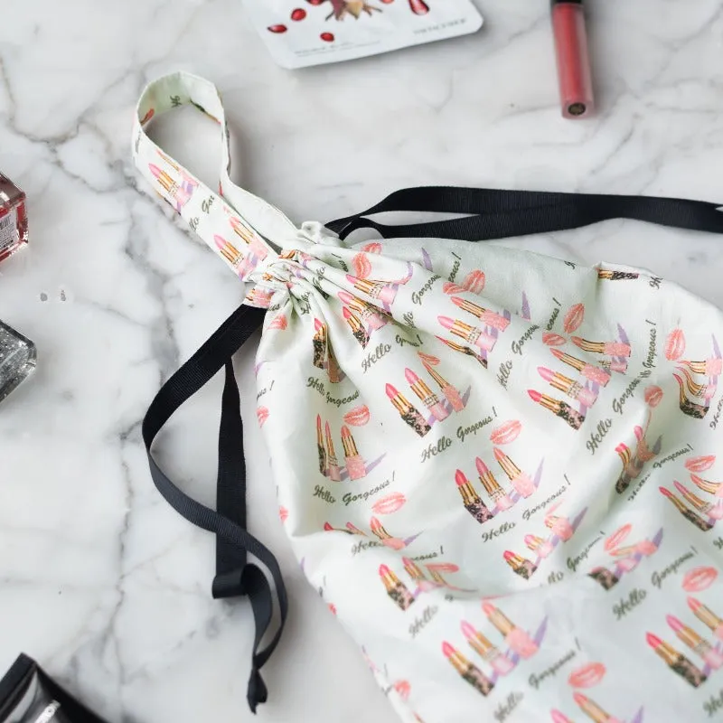 Lipstick Print - Utility Bag