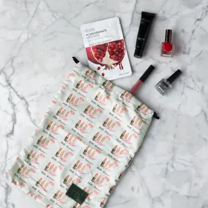 Lipstick Print - Utility Bag