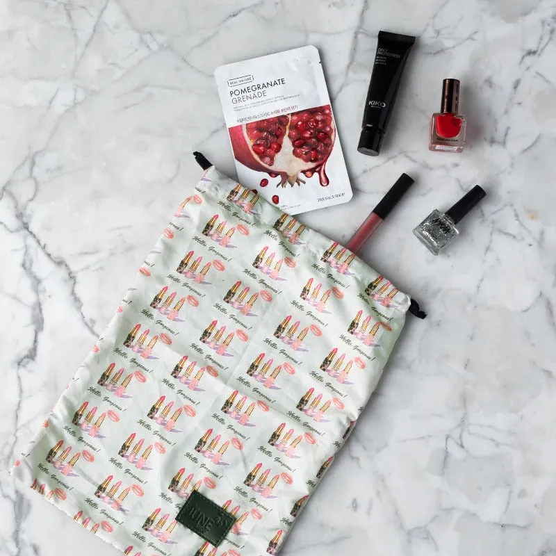 Lipstick Print - Utility Bag