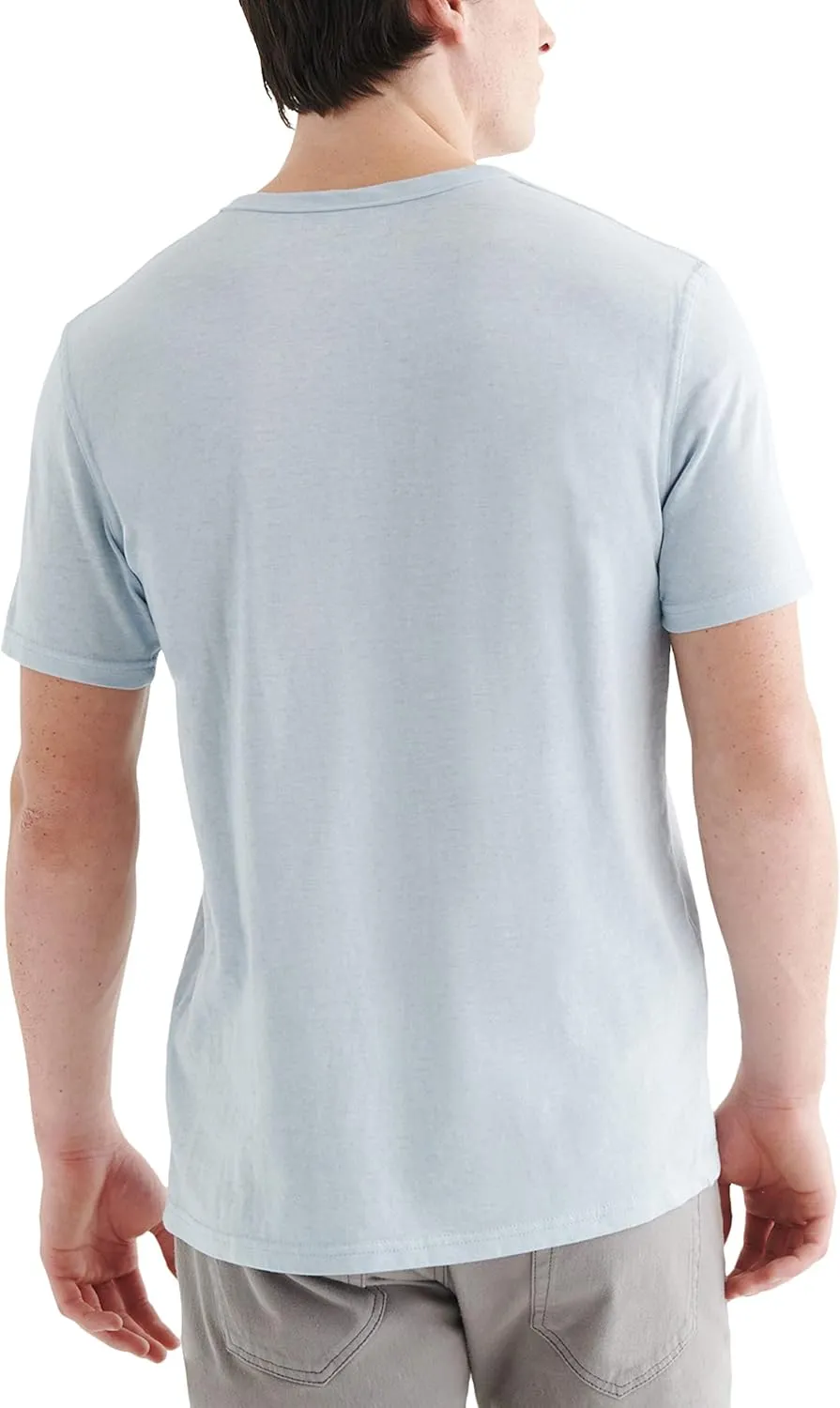 Lucky Brand Men's Venice Burnout Notch Neck Tee